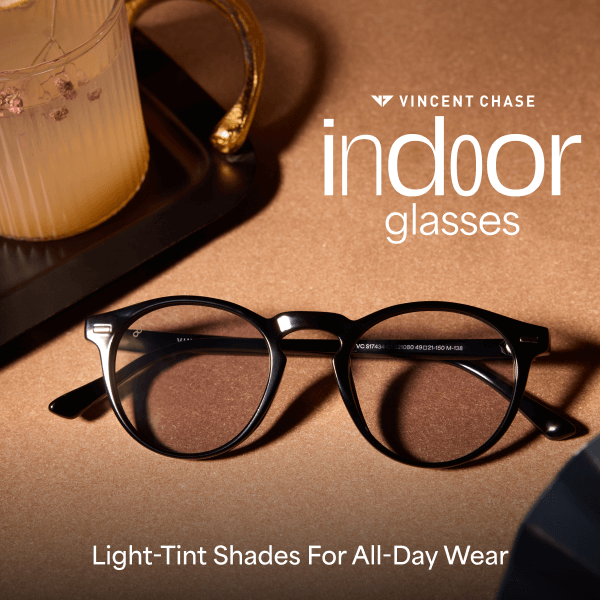 Buy Green Brown Tortoise Full Rim Round Vincent Chase INDOOR